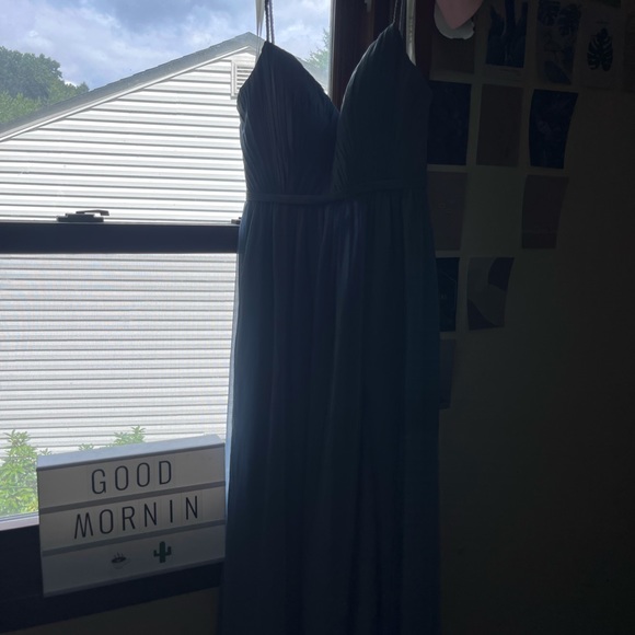 Azazie blue dress - Picture 2 of 6